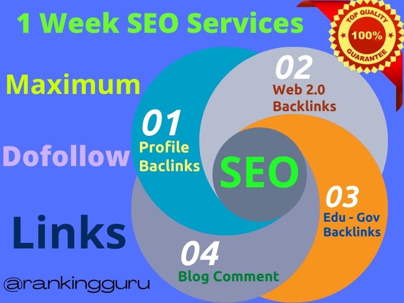 Cover image for Multiple SEO Backlinks services for ranking your website