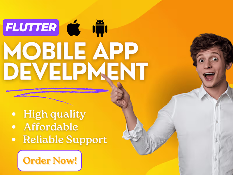 Cover image for I will build Flutter Mobile App