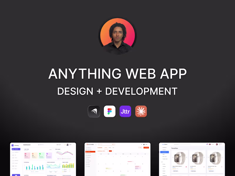 Cover image for Anything • Web App (Design + Development)