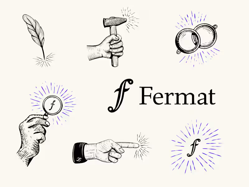 Cover image for Fermat logo and illustrations