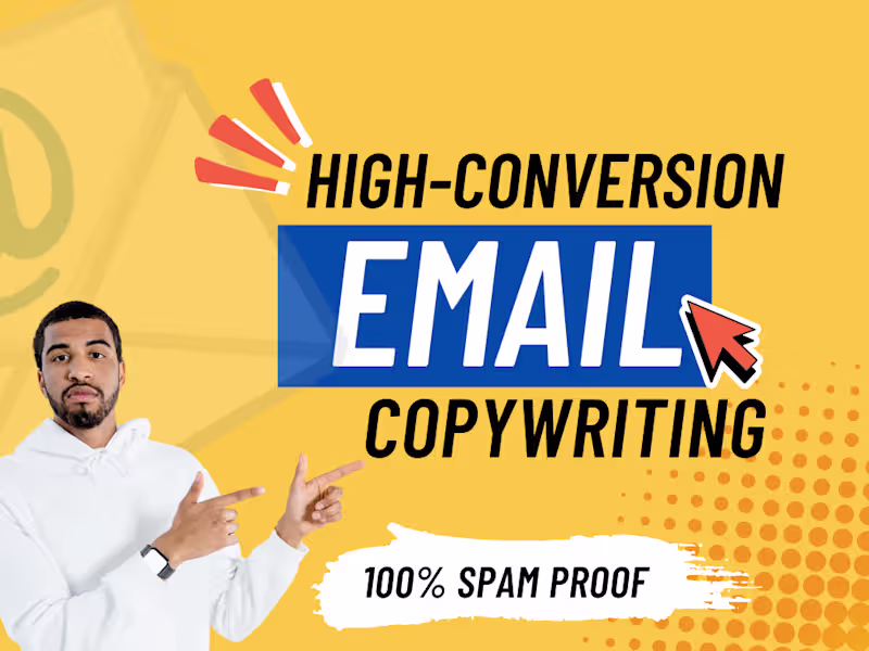 Cover image for I Craft High-Converting Email Copy for Brands