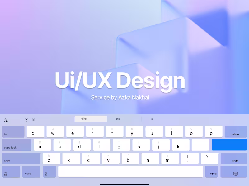 Cover image for UI/UX design