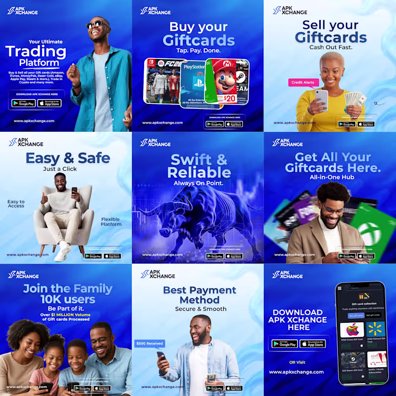 Cover image for Buy. Sell. Cash Out Fast. Trade your favorite gift cards ins...