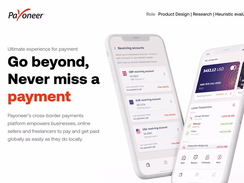 Cover image for Payoneer, Global Payment Solutions
