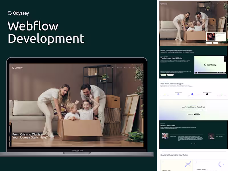 Cover image for Webflow Development for Consultancy Website