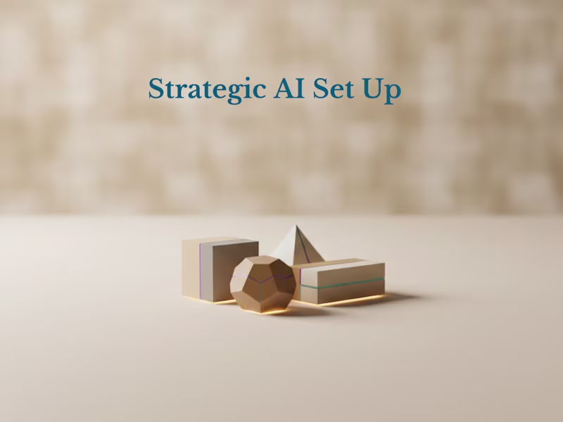 Cover image for Strategic AI Setup: Foundational Stack & Daily AI Ritual