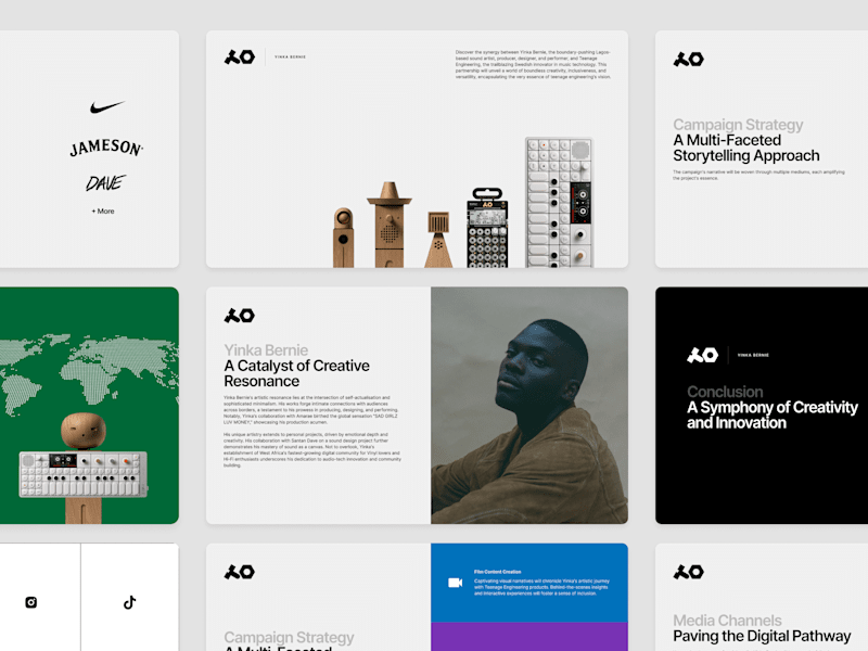 Cover image for Pitching sound — a deck that bridged two creative worlds.