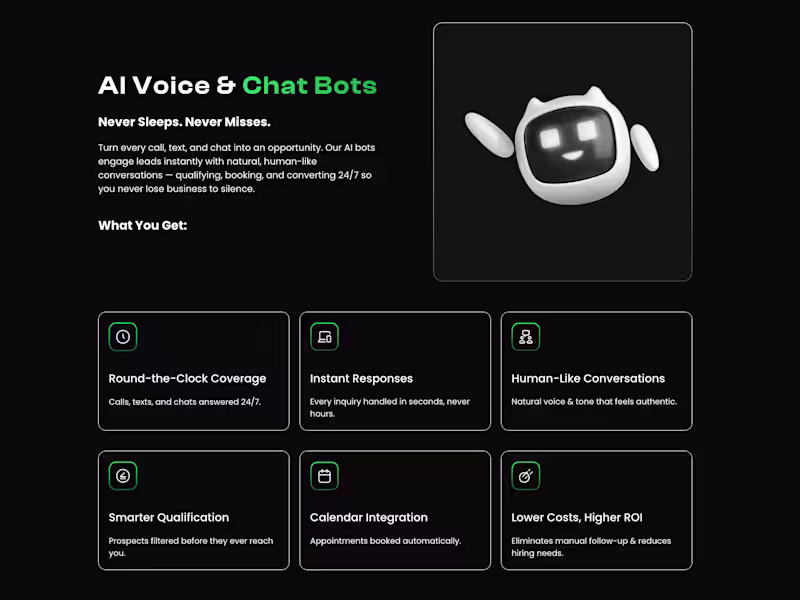 Cover image for AI Voice & Chat Bots