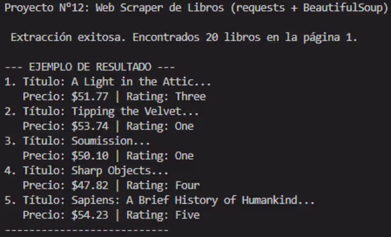 Cover image for Book Catalog Web Scraper (Web Data Extraction with Python)