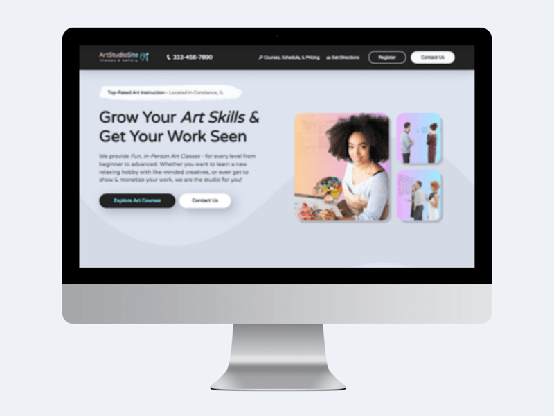 Cover image for Art Studio Website