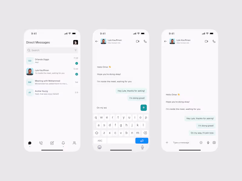 Cover image for Messaging App Chat Interface