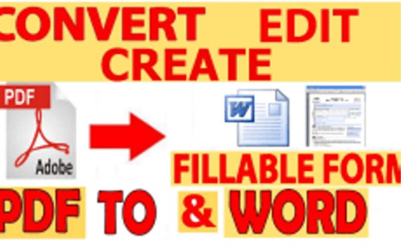 Cover image for I will make changes in your documents and create fillable forms