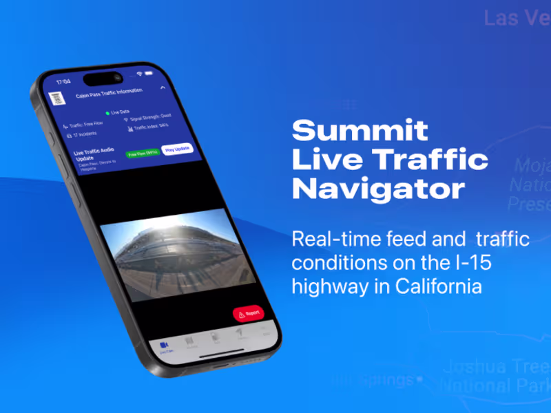 Cover image for Summit Navigator Traffic App Development
