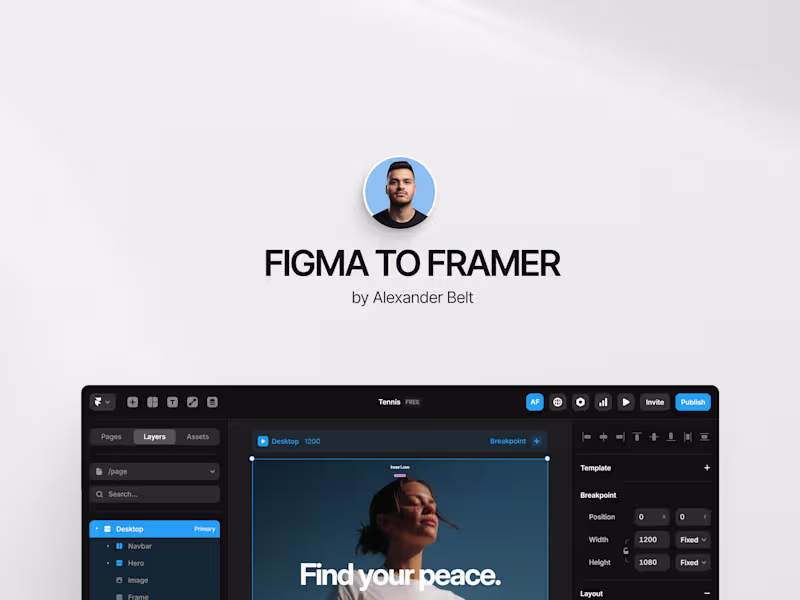 Cover image for Figma to Framer 