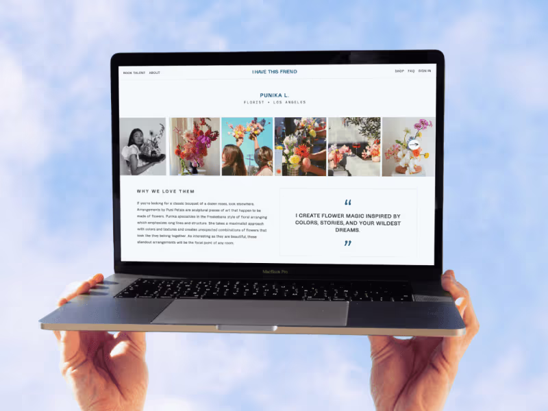 Cover image for Custom Website for Creative Entrepreneurs