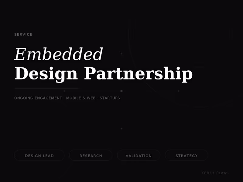 Cover image for Embedded Design Partnership 