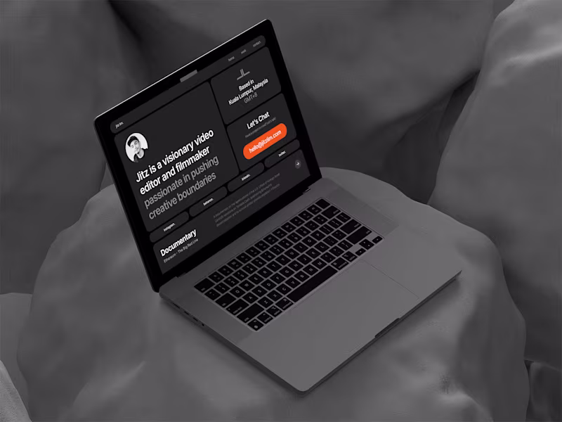 Cover image for Framer Web Design | Videography Portfolio Site