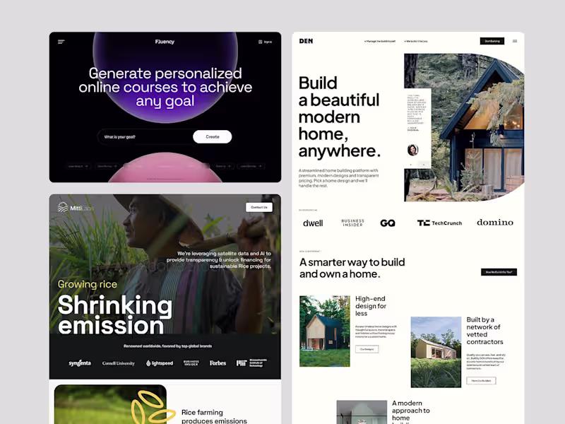 Cover image for Unique Landing Page (from experience designer)