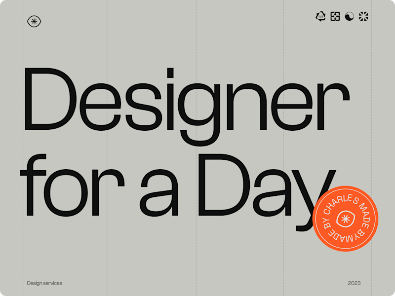 Cover image for Designer for a Day 🎨