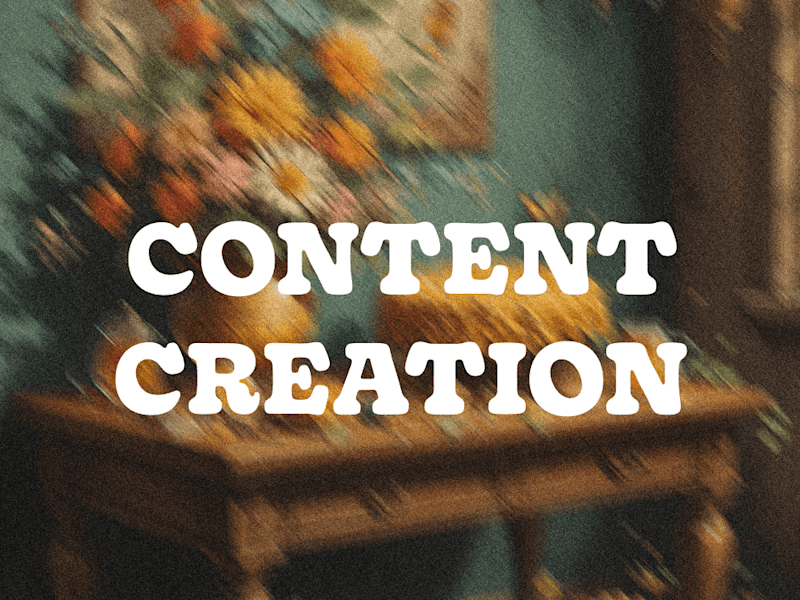 Cover image for Content Creation & Brand Management
