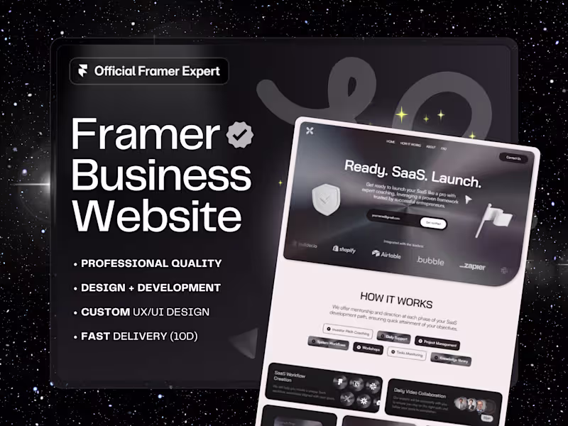 Cover image for Framer Website Design & Development