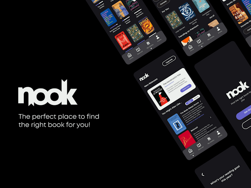 Cover image for Redesigning the UX/UI Nook Mobile Experience
