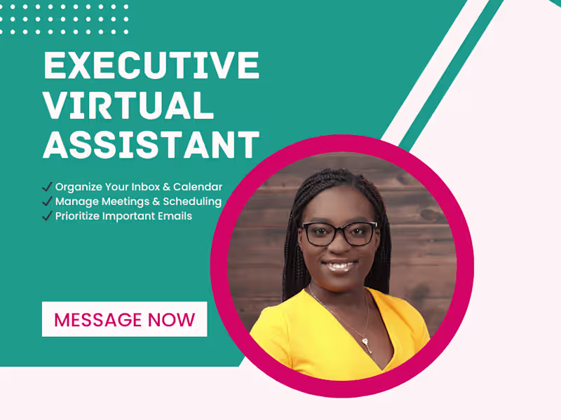 Cover image for Executive Virtual Assistant to Manage Your Inbox & Calendar