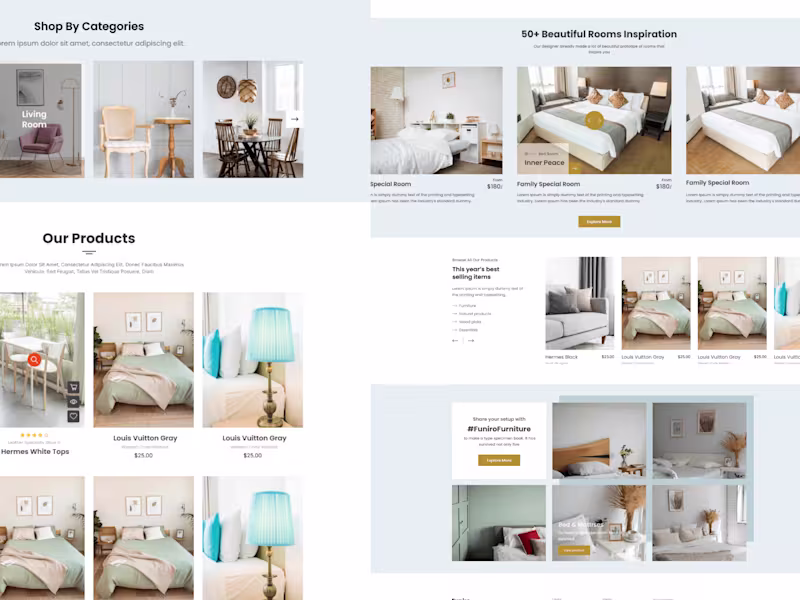 Cover image for I will design ecommerce website ui ux in figma mobile responsive
