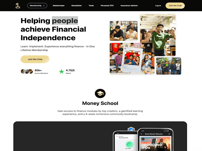 Cover image for Web App For Financial Education and activities