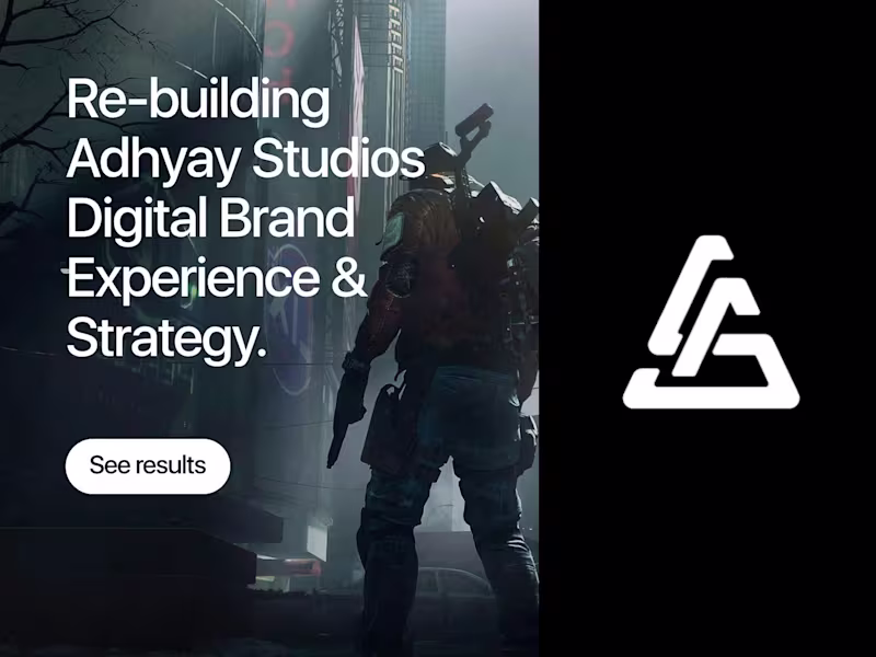 Cover image for Re-building Adhyay Studios Digital Brand Experience & Strategy
