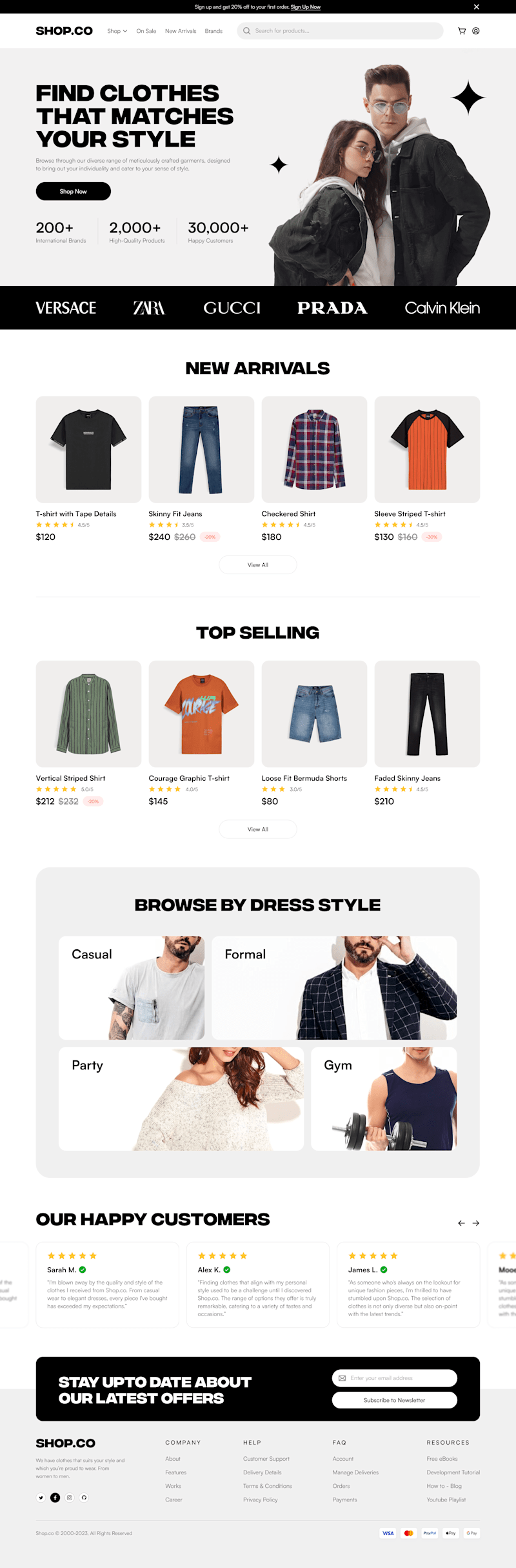 Cover image for E commerce Landing Page