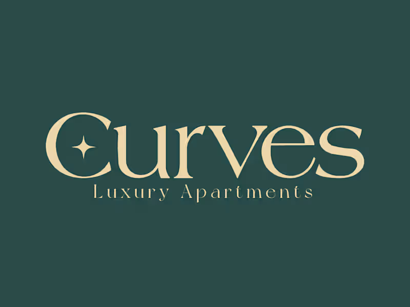 Cover image for Curves Luxury Apartments Complex logo design
