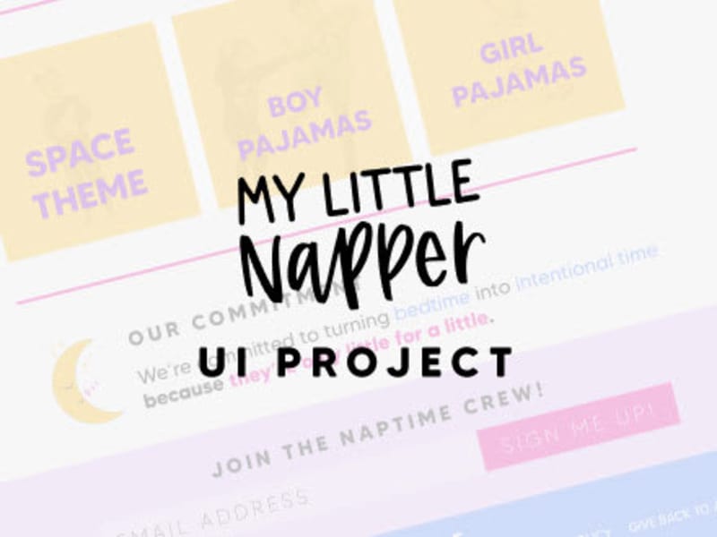 Cover image for My Little Napper: UI Project