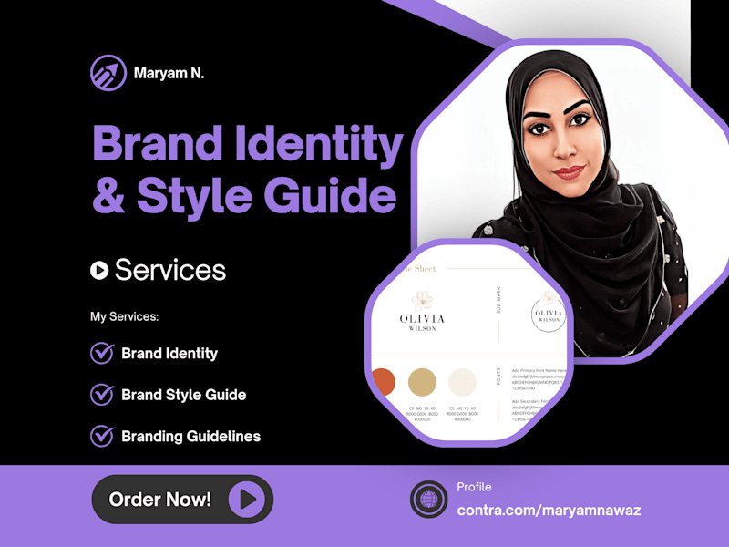 Cover image for Brand Identity and Brand Style Guide Design