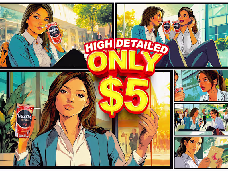 Cover image for I will bring your commercial to life with a cinematic storyboard