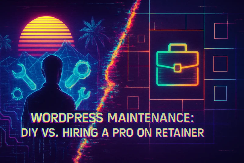 Cover image for WordPress Maintenance: DIY vs. Hiring a Pro on Retainer