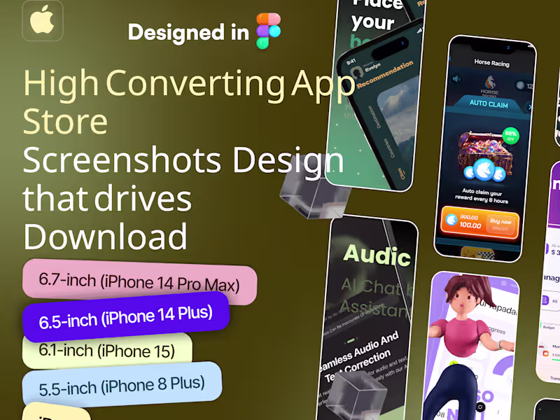 Cover image for App Store Screenshots Design