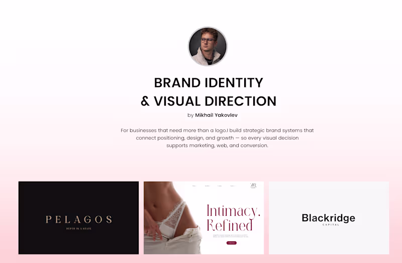 Cover image for Strategic Brand Identity & Full Visual System