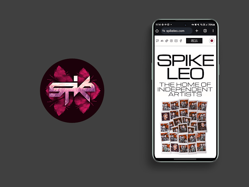 Cover image for Spike Leo Music - Custom Webflow development