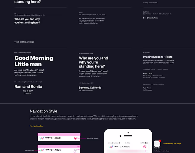 Cover image for Watchable User/Feed Foundation Work | Behance :: Behance