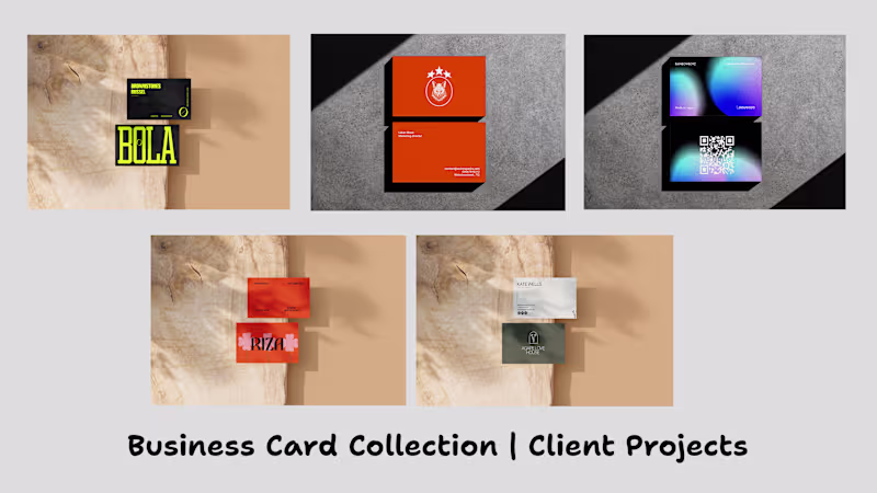 Cover image for Business Card Collection | Client Projects