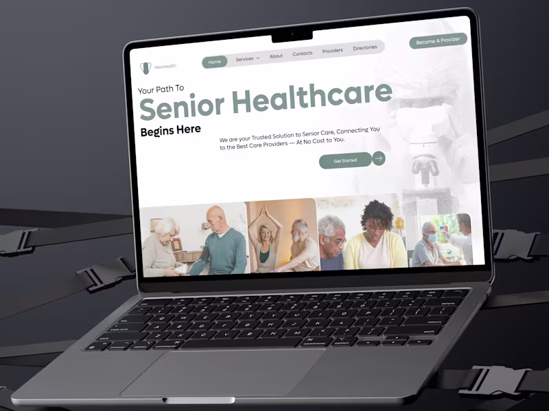 Cover image for WexHealth Landing Page Design