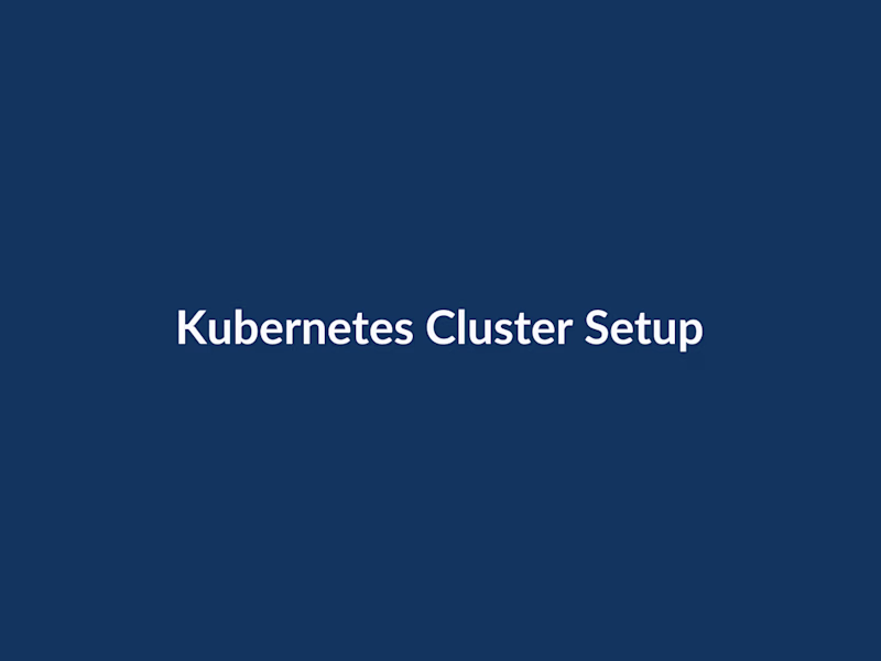 Cover image for Kubernetes Cluster Setup & Optimisation