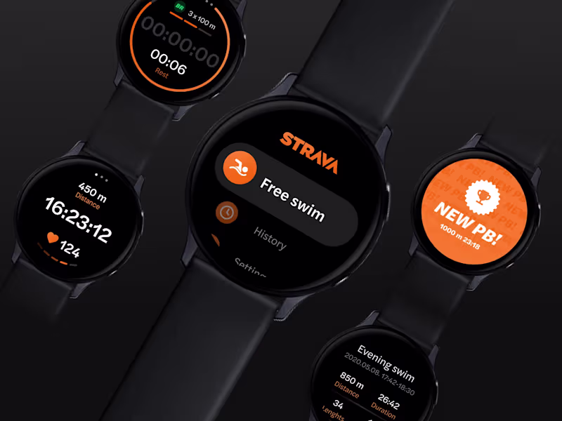 Cover image for Strava - Watch app redesign concept
