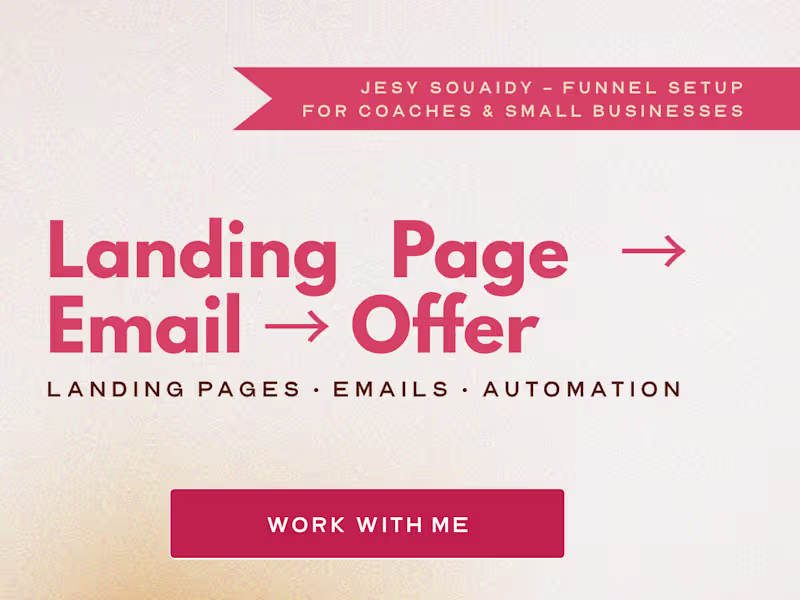 Cover image for Done-for-You Lead Magnet Funnel Setup