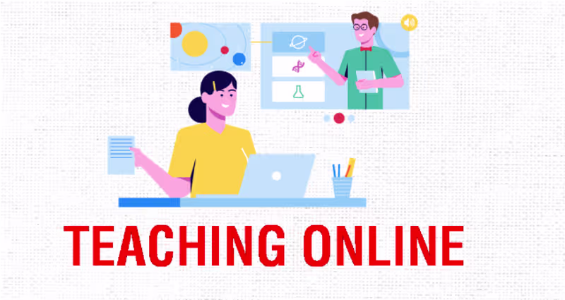 Cover image for Teaching online