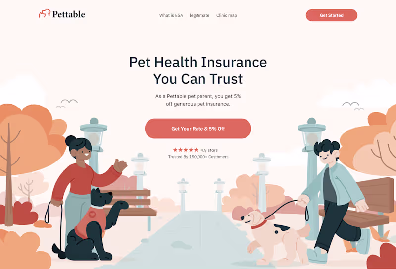 Cover image for Pettable Homepage Illustration