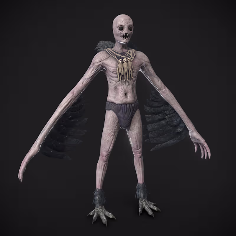 Cover image for Bird Demon Character for "Warsze"
