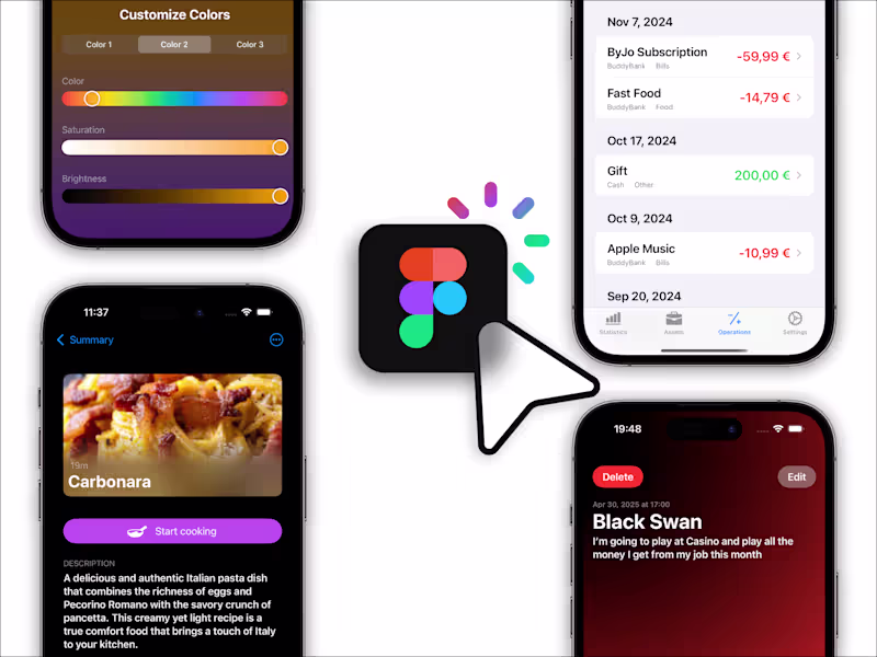 Cover image for iOS App Design | Figma or Create with Play