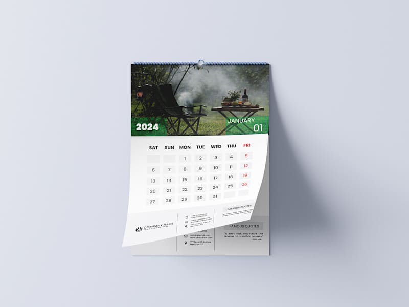Cover image for Timeless: A Minimalist Calendar Design